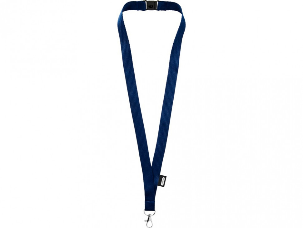 Ремешок Tom с фастексом, изготовленный из переработанного ПЭТ, темно-синий