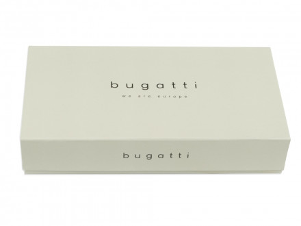 Кошелёк женский BUGATTI Sina, зеленый, воловья кожа/полиэстер, 19х3х11 см