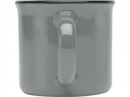 Bari керамическая кружка объемом 240 мл, серый