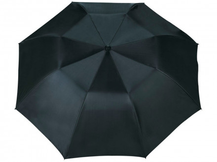 Зонт Blue skies 21 двухсекционный полуавтомат, черный
