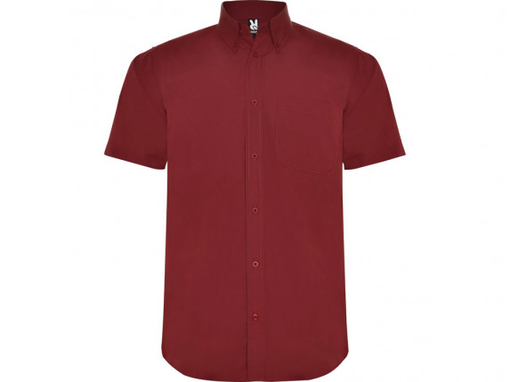 Рубашка Aifos мужская с коротким рукавом,  гранатовый