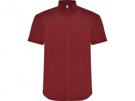 Рубашка Aifos мужская с коротким рукавом,  гранатовый