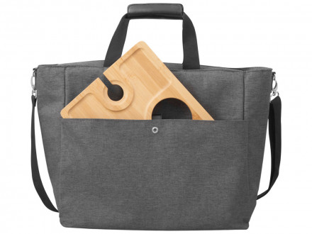 Набор для пикника Fabar сумка-холодильник и бамбуковый столик на ножках