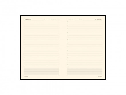 Ежедневник А5 полудатированный Porto, бордовый (Р)