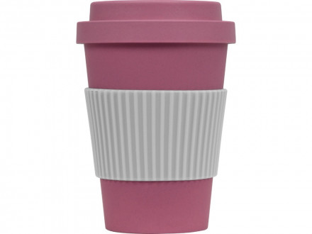 Термокружка Muffin из натуральных волокон, пыльно-розовый