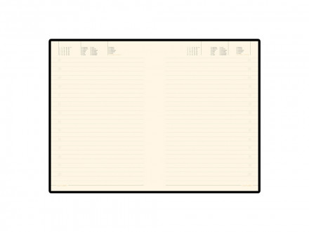 Ежедневник А5 недатированный Megapolis Soft, красный