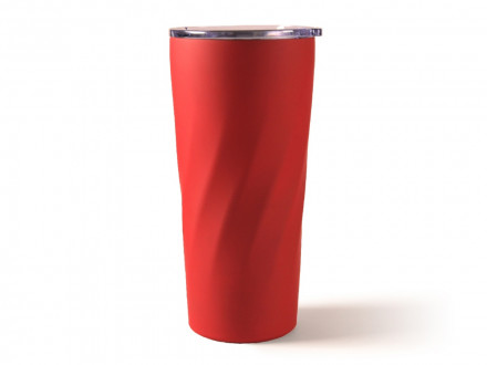 Подарочный набор FAMILY с термосом и термокружкой, красный