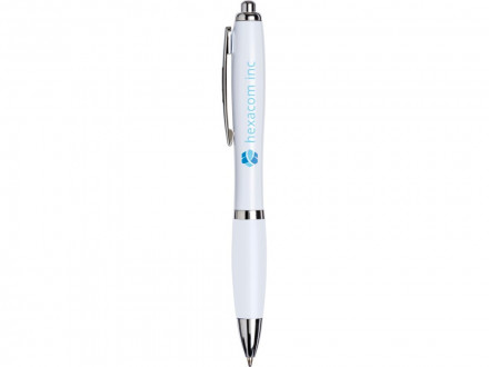 Nash антибактериальная шариковая ручка, белый, синие чернила