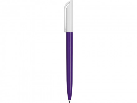 Ручка пластиковая шариковая Миллениум Color BRL, фиолетовый/белый