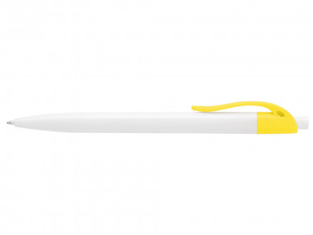 Ручка шариковая Какаду, белый/желтый