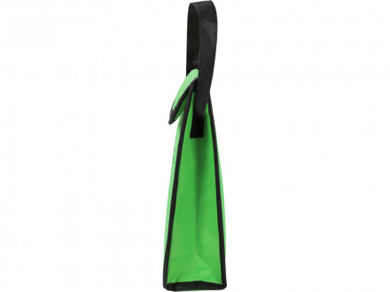 Сумка-холодильник Reviver на липучке из нетканого переработанного материала, зеленый