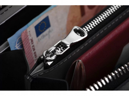 Бумажник Норд, черный