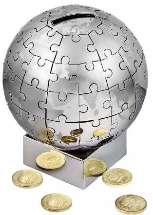 Копилка-пазл «Глобус»