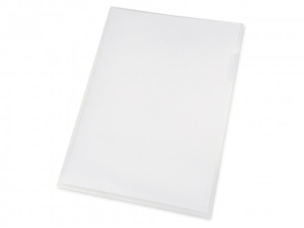 Папка- уголок, для формата А4, плотность 180 мкм, прозрачный матовый