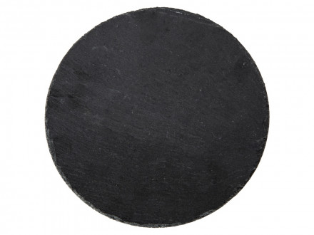 Круглая доска Moon для закусок, сланцевая 25 см