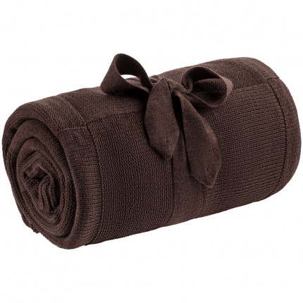 Плед Chess Queen, коричневый