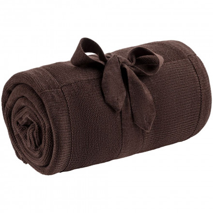 Плед Chess Queen, коричневый