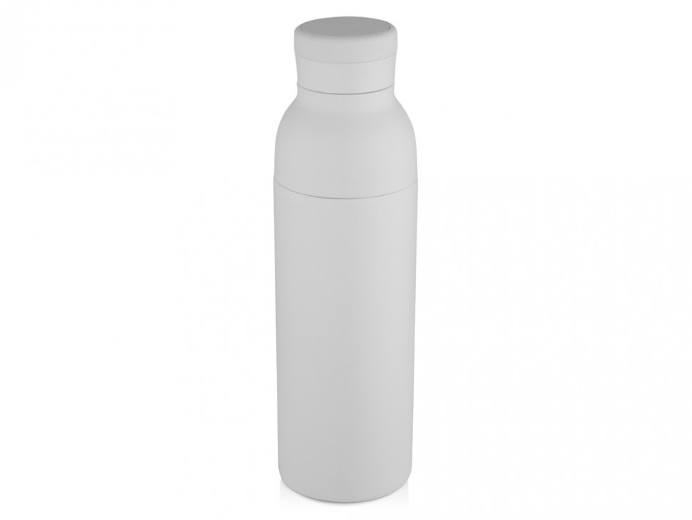 Illuminate бутылка-термос для воды с двойными стенками объемом 650 мл из переработанной нержавеющей стали, сертифицированной по стандарту RCS - Белый