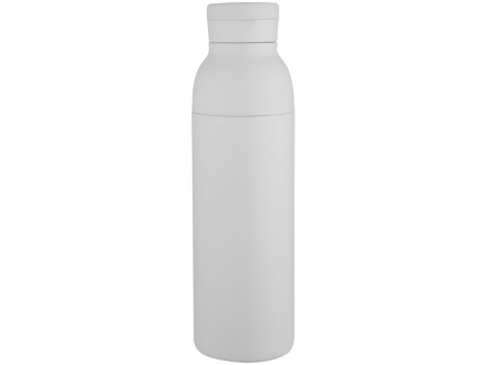 Illuminate бутылка-термос для воды с двойными стенками объемом 650 мл из переработанной нержавеющей стали, сертифицированной по стандарту RCS - Белый