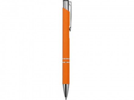 Ручка металлическая шариковая C1 софт-тач, оранжевый