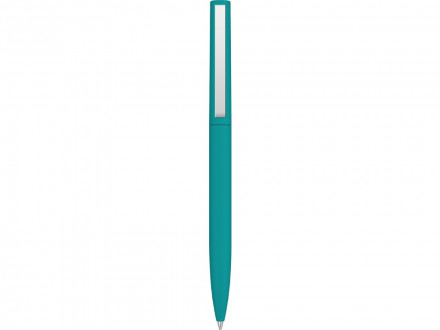 Шариковая ручка  Bright F Gum soft-touch, бирюзовый