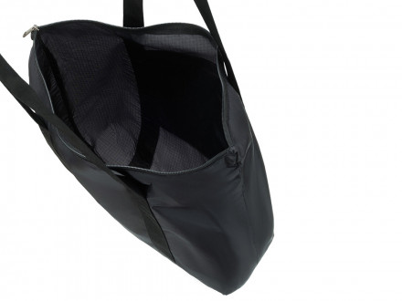 Сумка складная TORBER, черный, полиэстер, 48x33x12 см