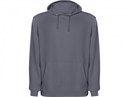 Толстовка с капюшоном KENIA унисекс, серо-голубой выстиранный