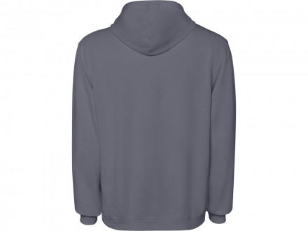 Толстовка с капюшоном KENIA унисекс, серо-голубой выстиранный