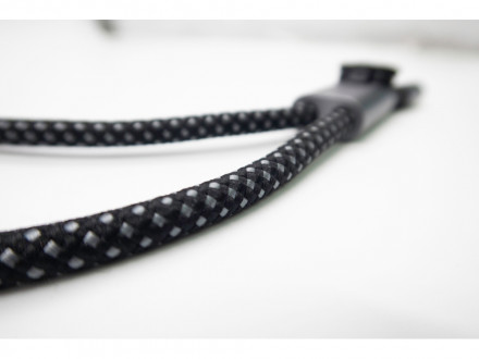 Ремешок-держатель для телефона с зарядным кабелем USB-C - USB-C Lany Wristband Charge Eco, серый