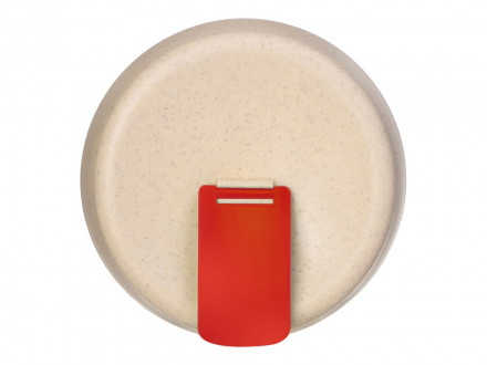 Стакан из пшеничного волокна с двойными стенками Pino, красный