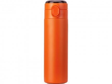 Вакуумная термокружка Waterline с медной изоляцией Bravo, 400 мл, тубус, оранжевый