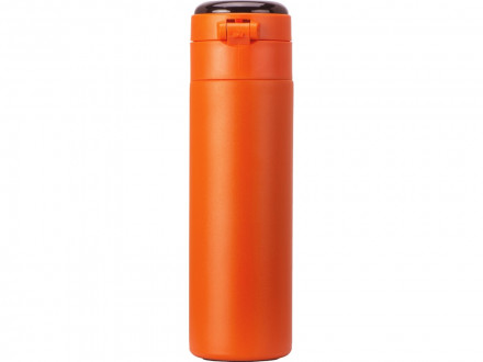 Вакуумная термокружка Waterline с медной изоляцией Bravo, 400 мл, тубус, оранжевый