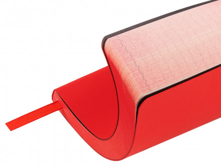 Ежедневник недатированный А5 Megapolis Color Flex New, красный