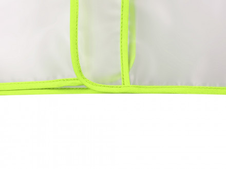 Дождевик Providence, прозрачный/зеленый с чехлом