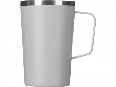 Стальная кружка с двойными стенками и порошковым покрытием Tibet, серый