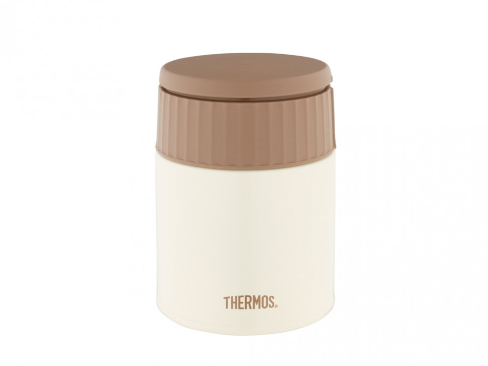 Термос из нерж. стали для еды тм THERMOS JBQ-400-MLK 0.4L, белый