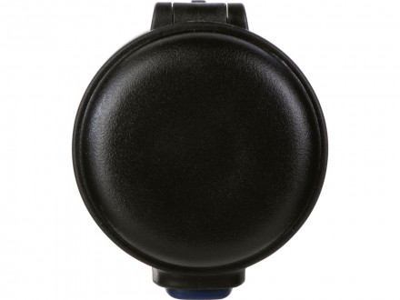 Вакуумная термокружка Waterline c кнопкой Guard, 400 мл, тубус, темно-синий