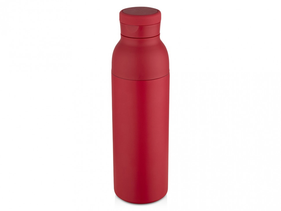 Illuminate бутылка-термос для воды с двойными стенками объемом 650 мл из переработанной нержавеющей стали, сертифицированной по стандарту RCS - Красный