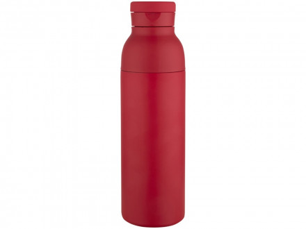 Illuminate бутылка-термос для воды с двойными стенками объемом 650 мл из переработанной нержавеющей стали, сертифицированной по стандарту RCS - Красный