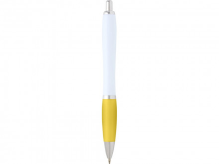 Nash шариковая ручка из переработанной пластмассы - Желтый (черные чернила)