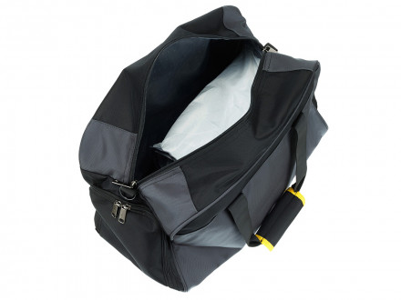 Сумка спортивная TORBER, серый, полиэстер, 48 х 24 х 30 см