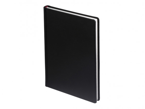 Ежедневник А5 датированный Velvet 2026, черный