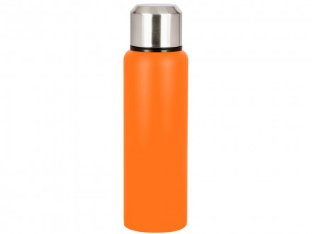Вакуумный термос Story, тубус, оранжевый
