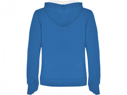 Толстовка с капюшоном Urban женская, королевский синий/белый
