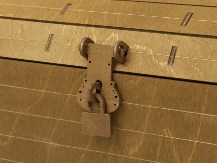 Подарочный набор: кукла фарфоровая, мед, голубой