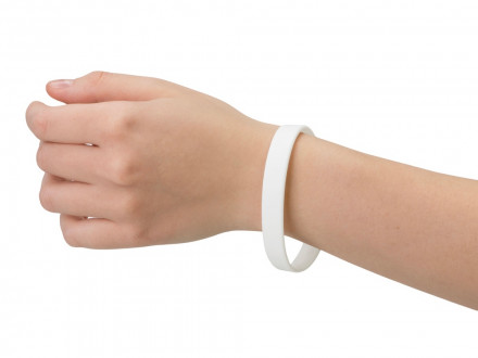 Силиконовый браслет Forest 202*12 мм, белый