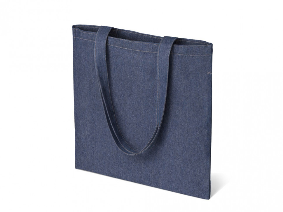 Джинсовая сумка-шоппер Indigo  с широкими лямками