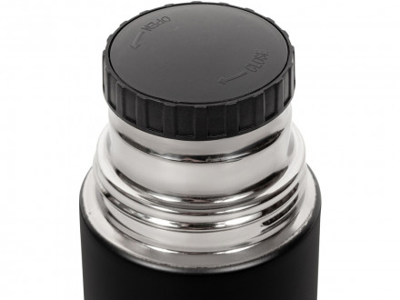 Термос Relaxika 101 (0,35 литра), черный (без лого)