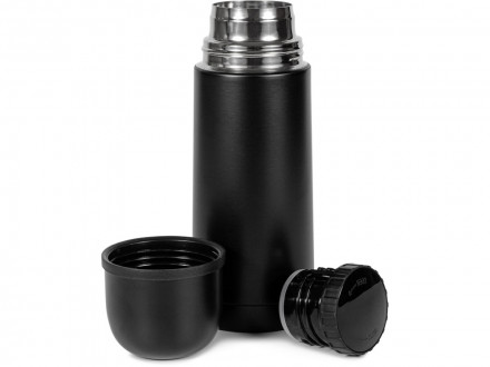 Термос Relaxika 101 (0,35 литра), черный (без лого)