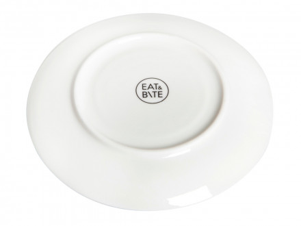 Чайная пара с серебрянной каймой, 200мл